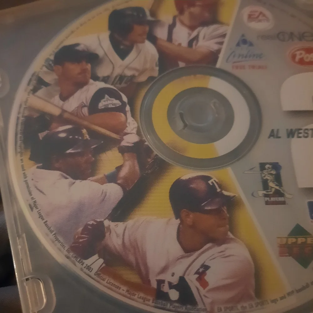 2003 Post MLB Baseball AL West CD #2 - EA Sports - Upper Deck CD-ROM W/Game
